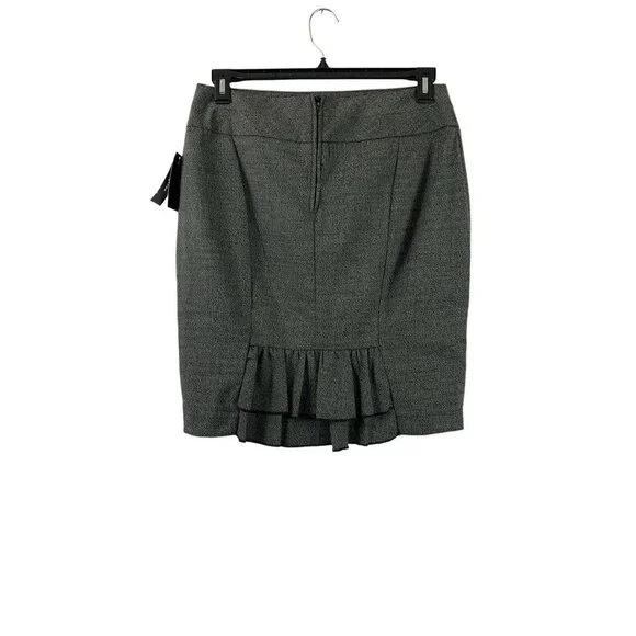 IZ Byer Women's Charcoal Skirt - Picture 2 of 6